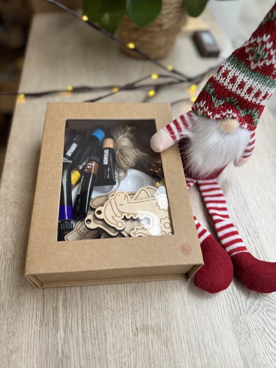 Świąteczny Zestaw DIY <p>brązowy</p>