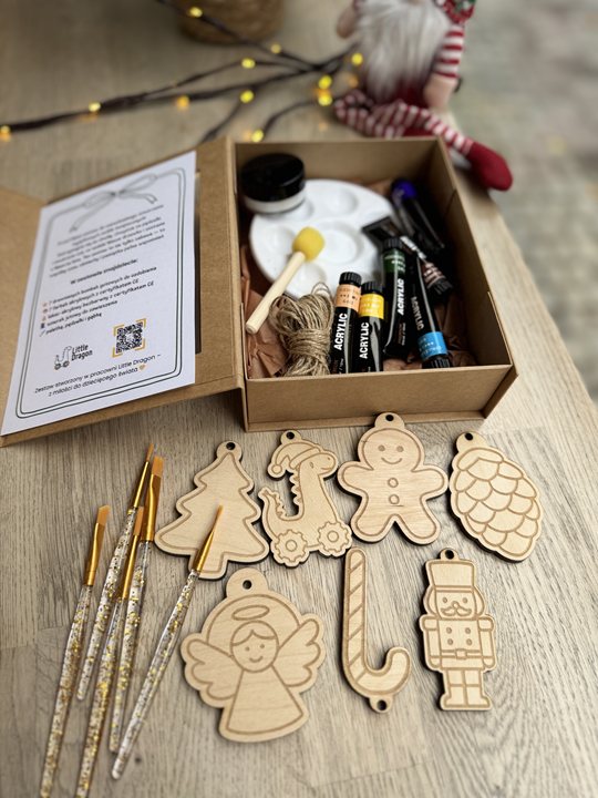 Świąteczny Zestaw DIY <p>brązowy</p>